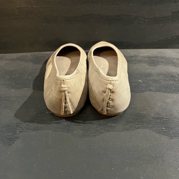 Frye Regina Ballet Women’s Size 8 Leather Flats Ash Gray 3479263 - Picture 4 of 8